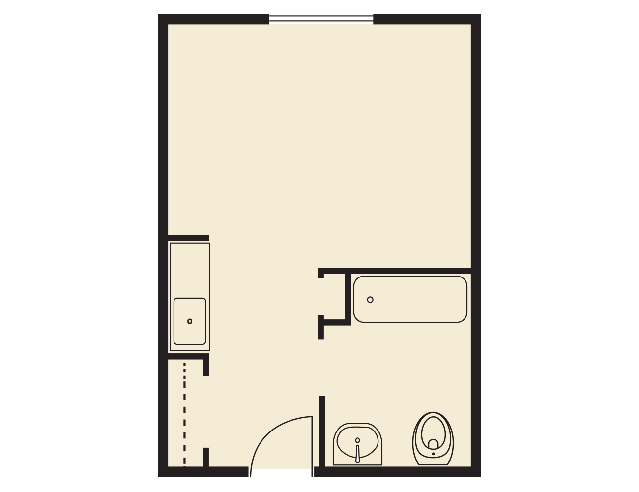 Blcl Floors 0003 Accessible Studio - Apple Valley Place Of Clear Lake